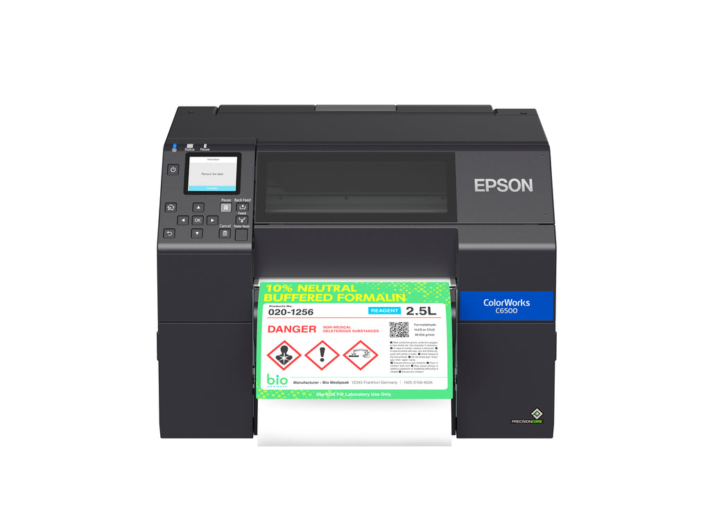 Epson ColorWorks® C6500P Peel-and-Present Label Printer Gloss/Matte