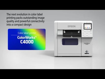 Epson ColorWorks® C4000 Label Printer Gloss/Matte