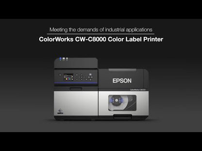 Epson ColorWorks® C8000 High-Speed Color Inkjet Label Printer Gloss/Matte