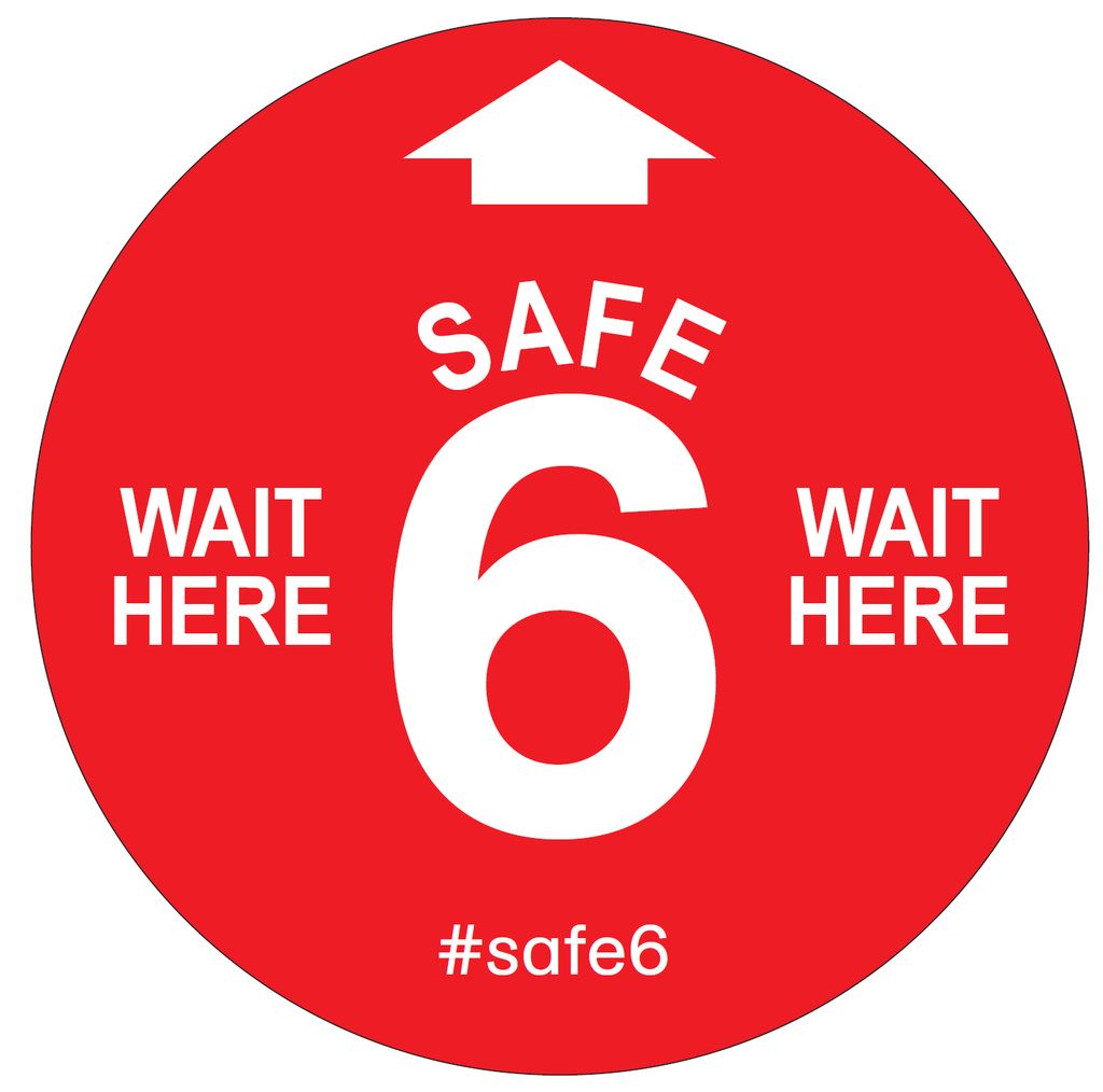 CUSTOM #Safe6 Retail Decal